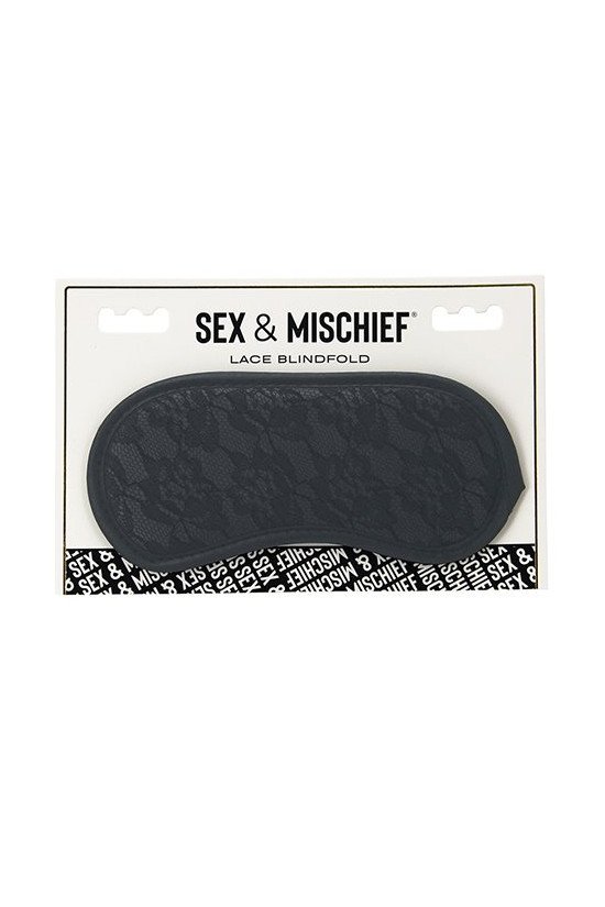 Sincerely Lace Blindfold - Black