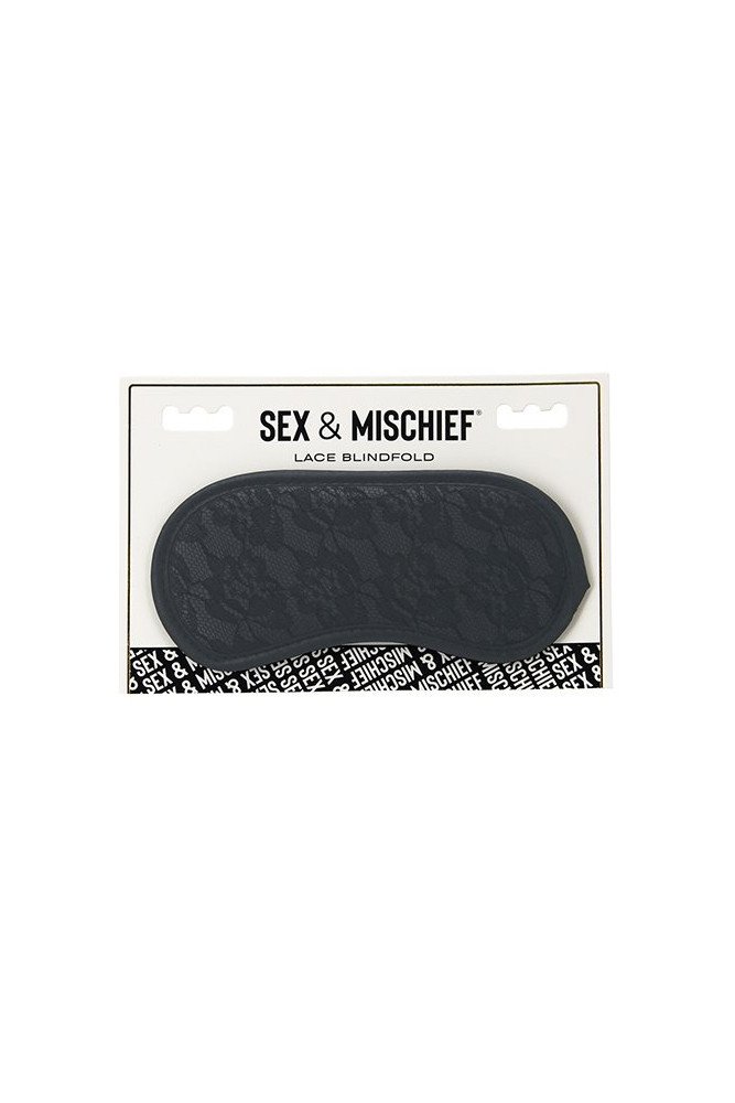Sincerely Lace Blindfold - Black
