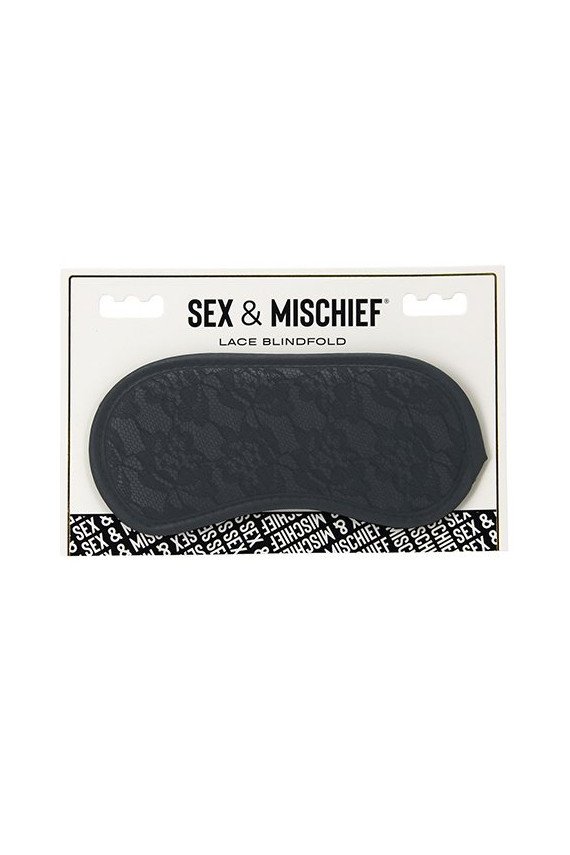 Sincerely Lace Blindfold - Black