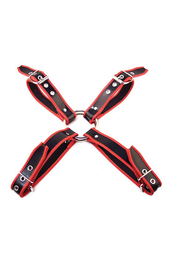 Rouge Chest Harness Large - Black/Red