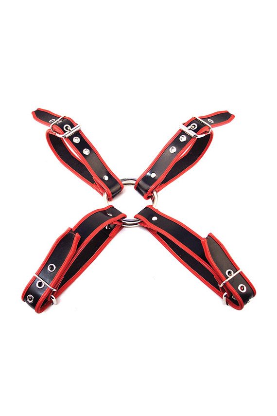 Rouge Chest Harness Large - Black/Red
