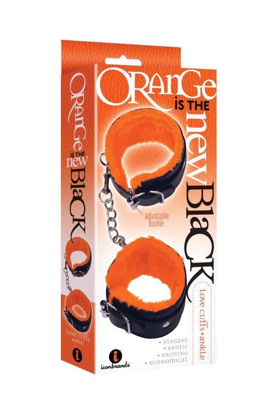 The 9's Orange is the New Black Ankle Love Cuffs