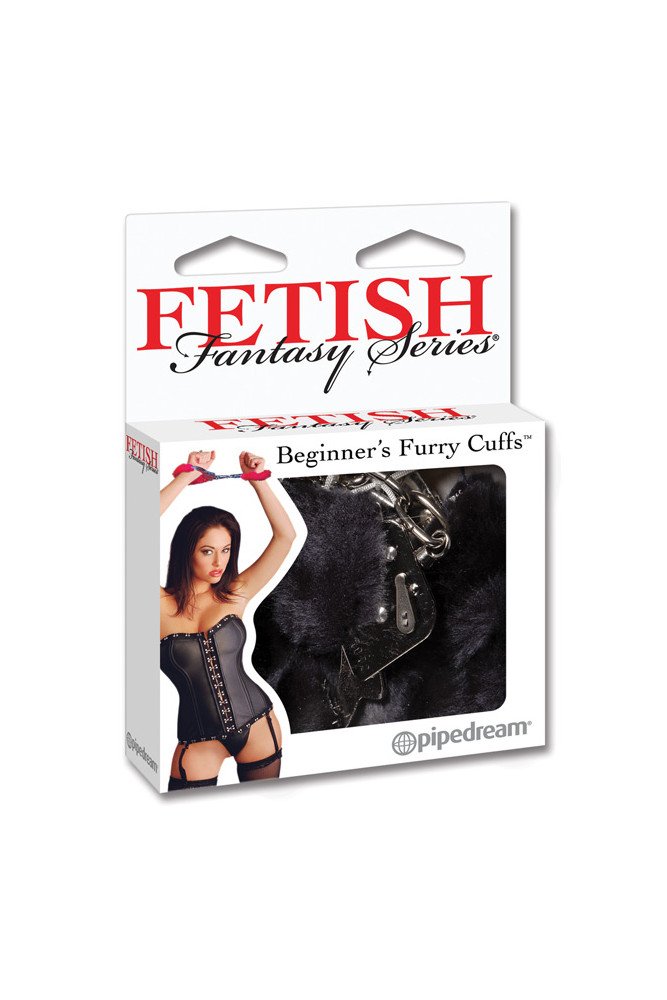 Fetish Fantasy Series Beginner's Furry Cuffs - Black