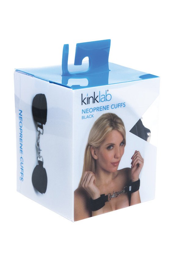 KinkLab Neoprene Cuffs - Black