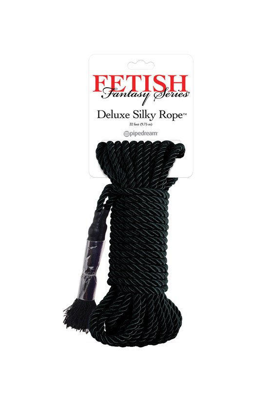 Fetish Fantasy Series Deluxe Silk Rope - Black