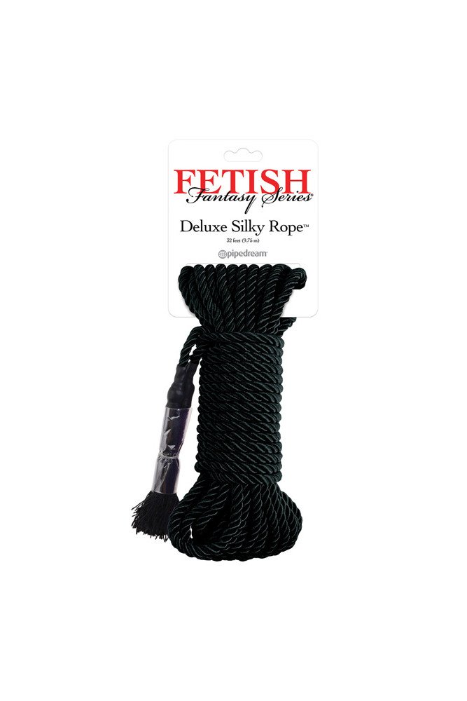 Fetish Fantasy Series Deluxe Silk Rope - Black