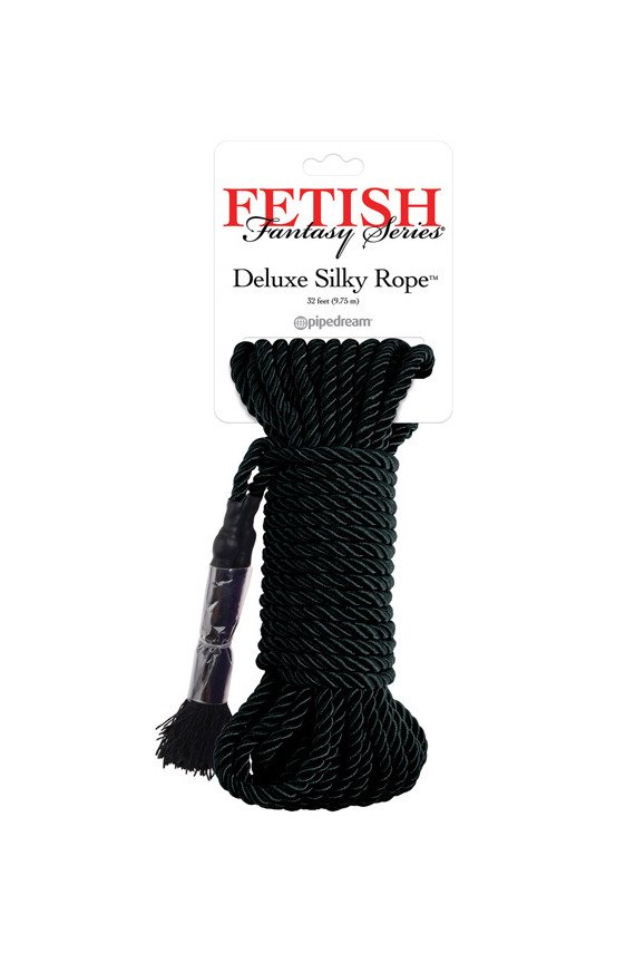 Fetish Fantasy Series Deluxe Silk Rope - Black