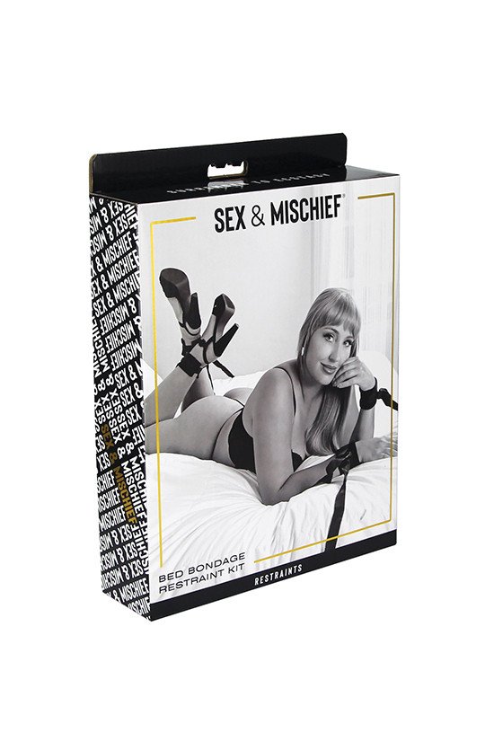 Sex & Mischief Bed Bondage Restraint Kit