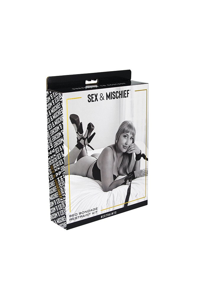Sex & Mischief Bed Bondage Restraint Kit