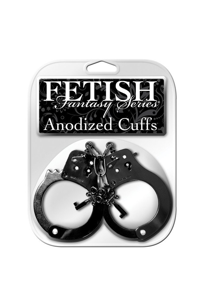 Fetish Fantasy Series Anodized Cuffs - Black