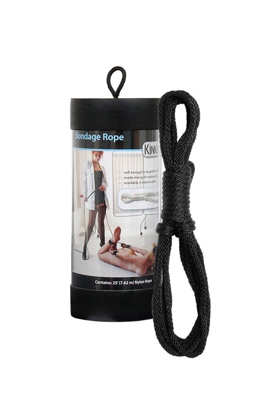 KinkLab 25" Bondage Rope - Black