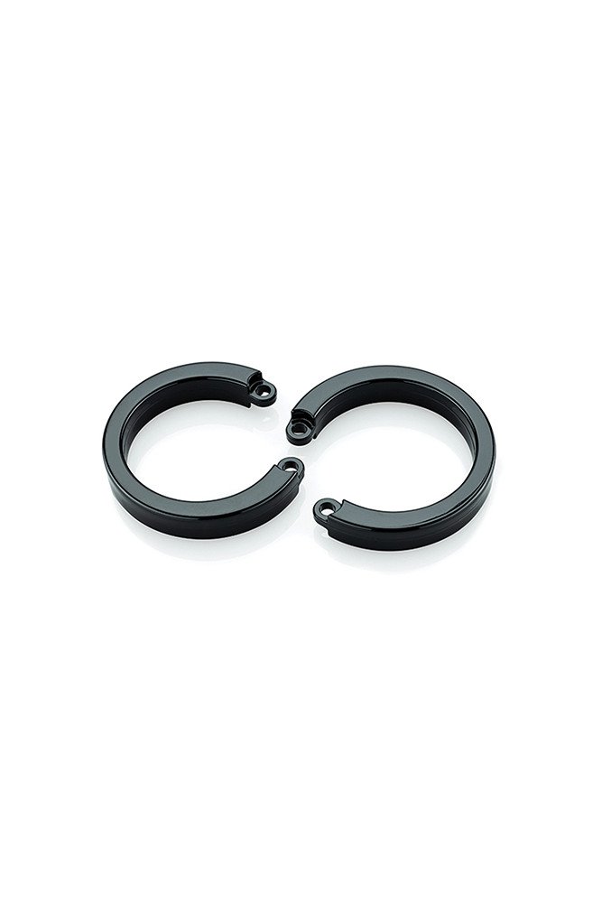 Cock Cage U-Ring 2 Pack - Black