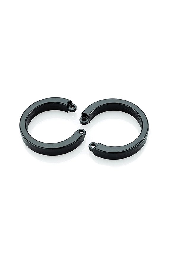 Cock Cage U-Ring 2 Pack - Black