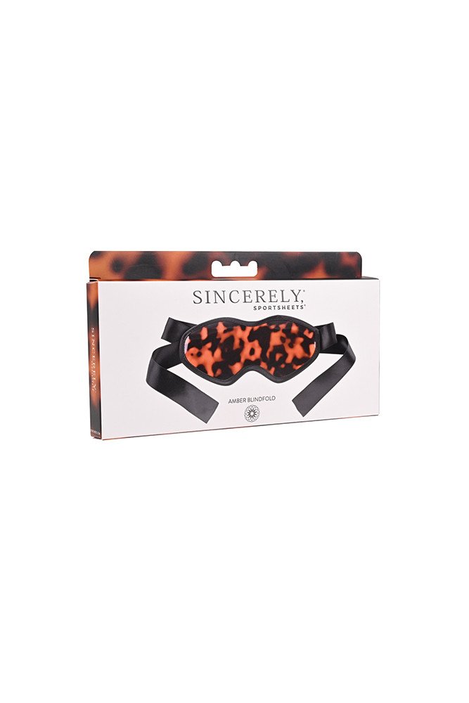 Sincerely Amber Blindfold