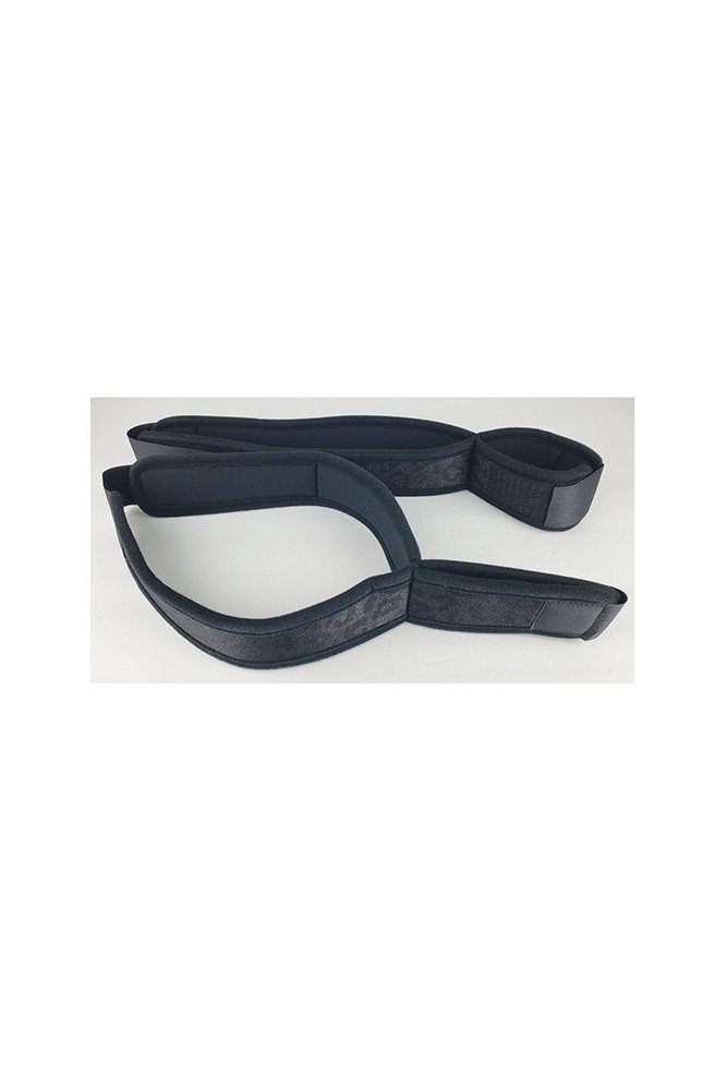 Spartacus Wrist to Thigh Cuffs - Neoprene Black