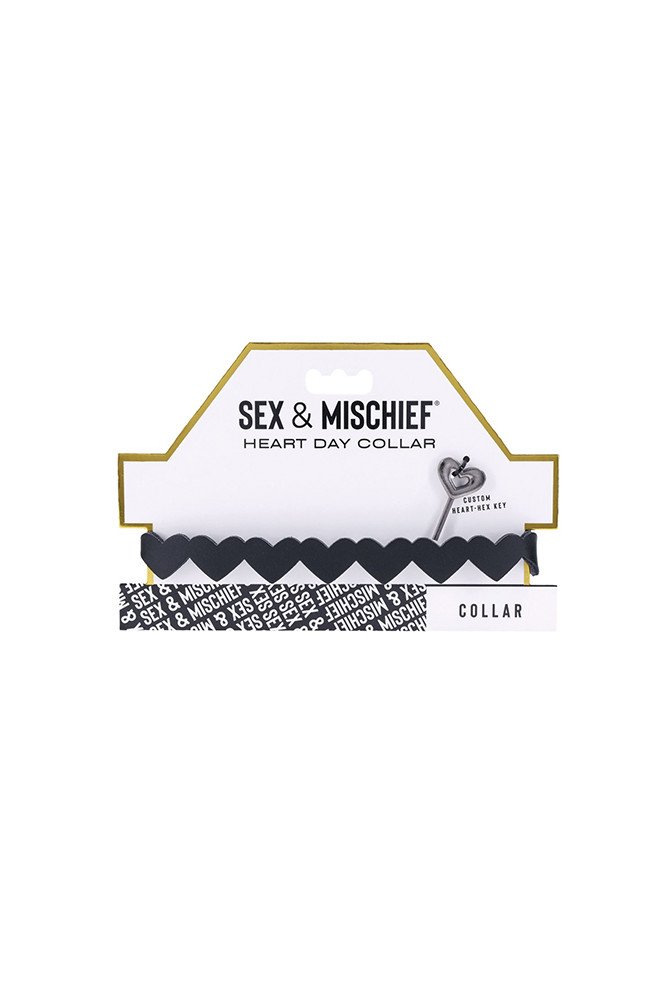 Sex & Mischief Heart Day Collar