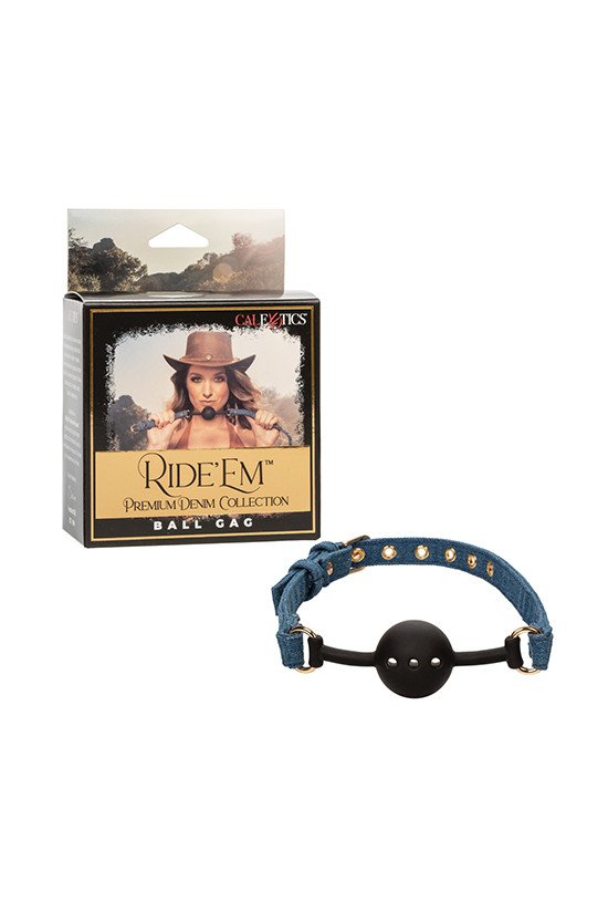 Ride 'Em Premium Denim Collection Ball Gag