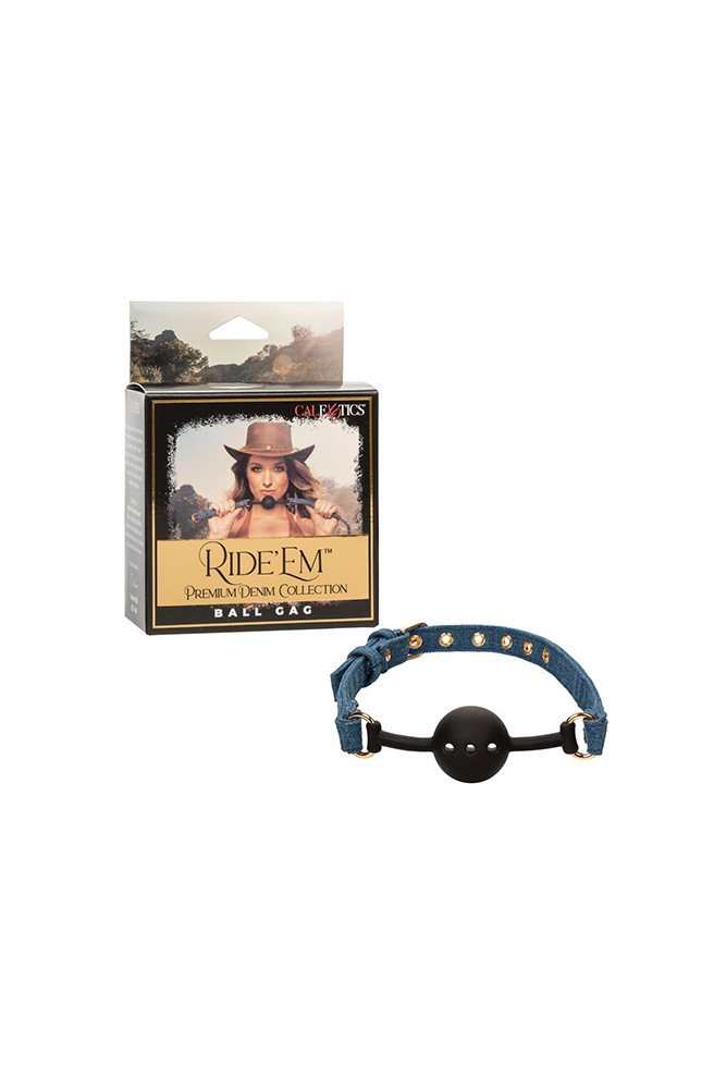 Ride 'Em Premium Denim Collection Ball Gag