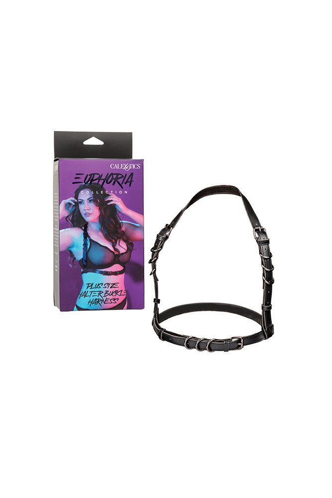 Euphoria Collection Plus Size Halter Buckle Harness
