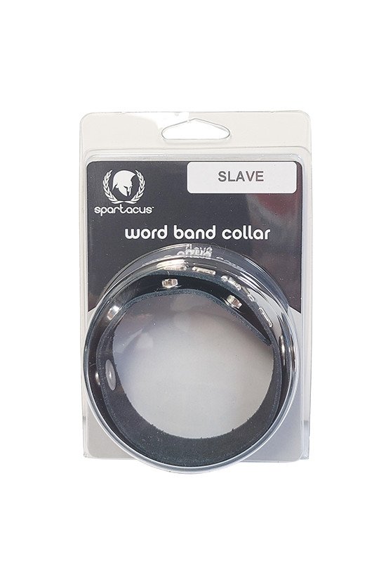 Spartacus SLAVE Leather Collar - Black