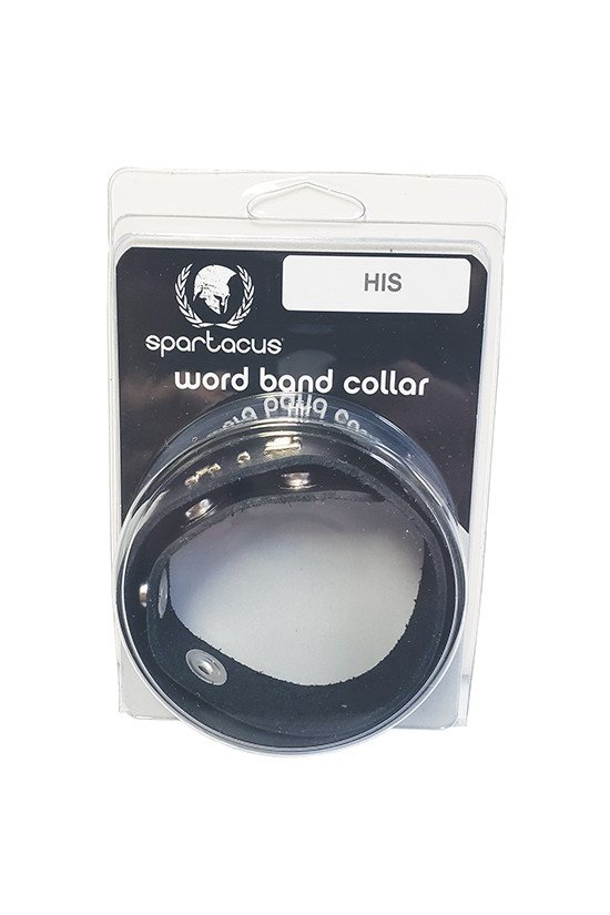 Spartacus HIS Leather Collar - Black