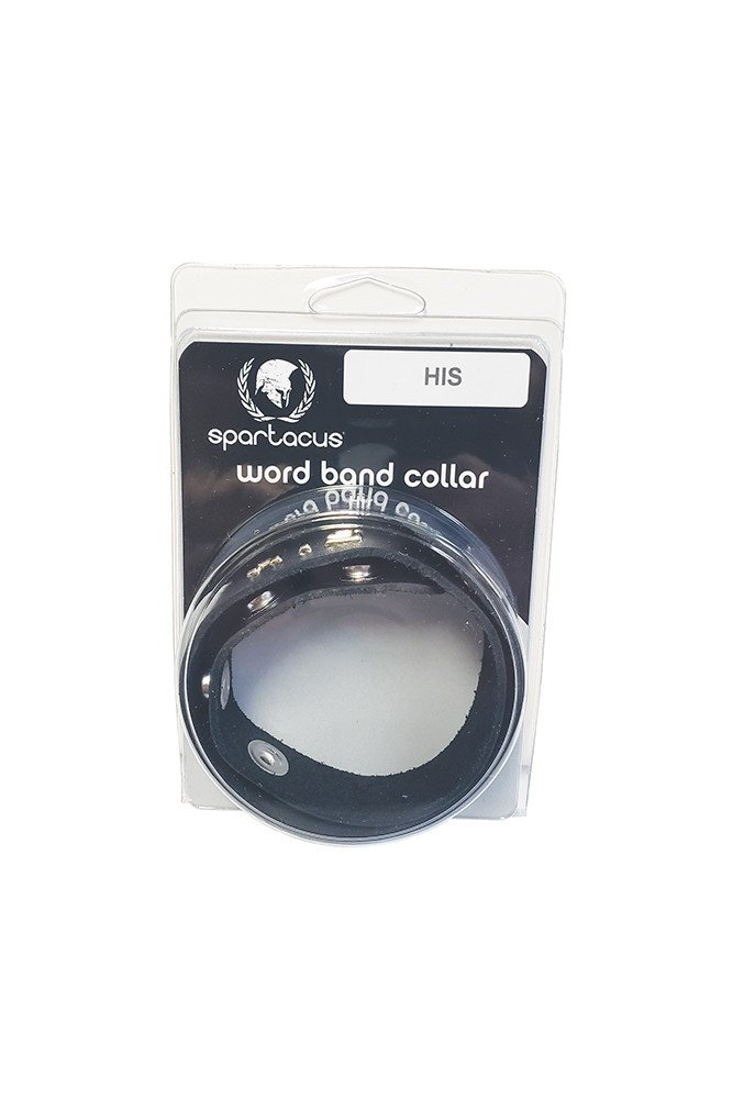 Spartacus HIS Leather Collar - Black