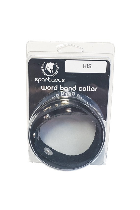 Spartacus HIS Leather Collar - Black
