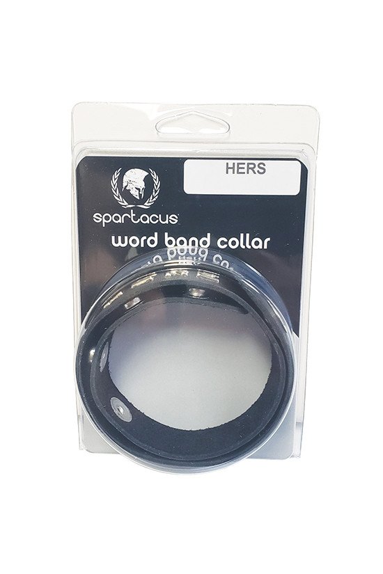 Spartacus HERS Leather Collar - Black