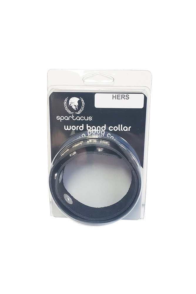 Spartacus HERS Leather Collar - Black