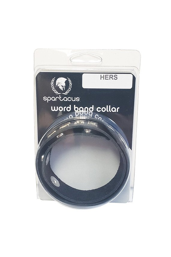 Spartacus HERS Leather Collar - Black