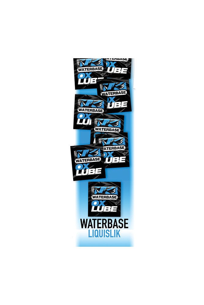Ox Balls OXLube Liquislik Waterbase Pack - Pack of 50 Sachets