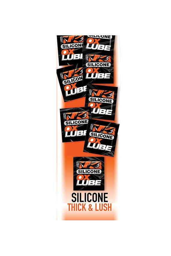 Ox Balls OXLube Thick Silicone Pack - Pack of 50 Sachets