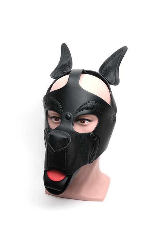 665 Playful Pup Hood - O/S Black
