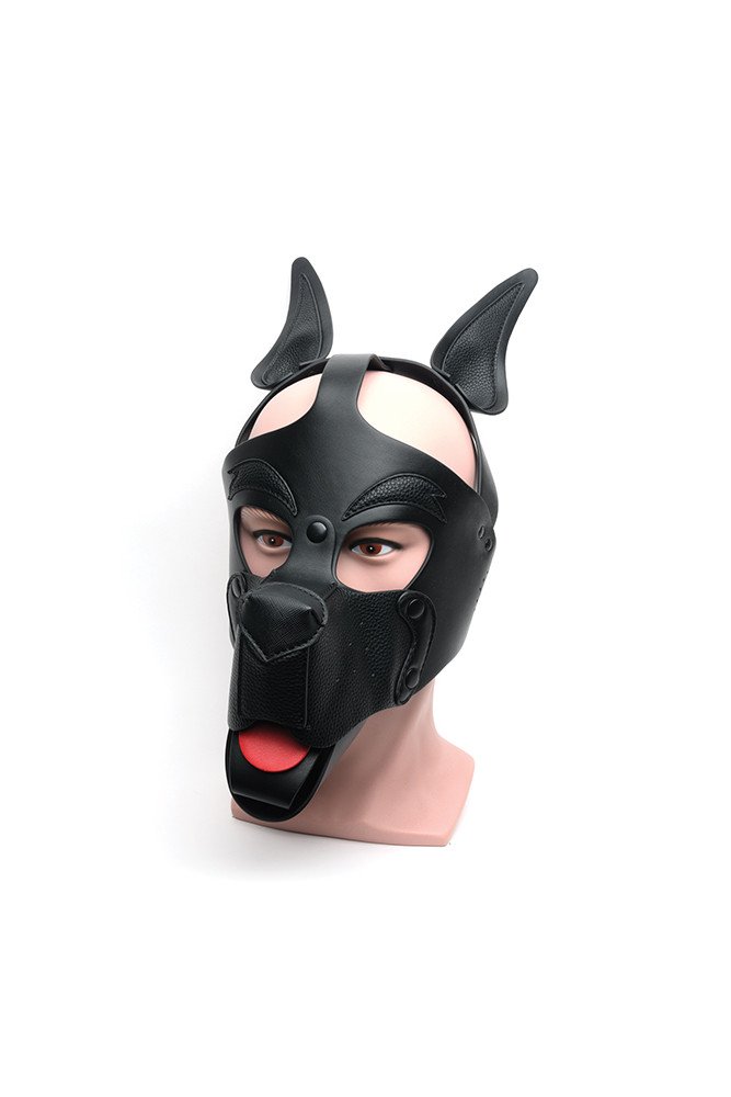665 Playful Pup Hood - O/S Black