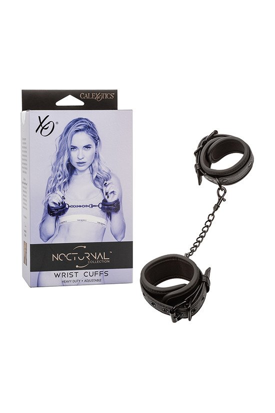 Nocturnal Collection Detachable Adjustable Wrist Cuffs - Black