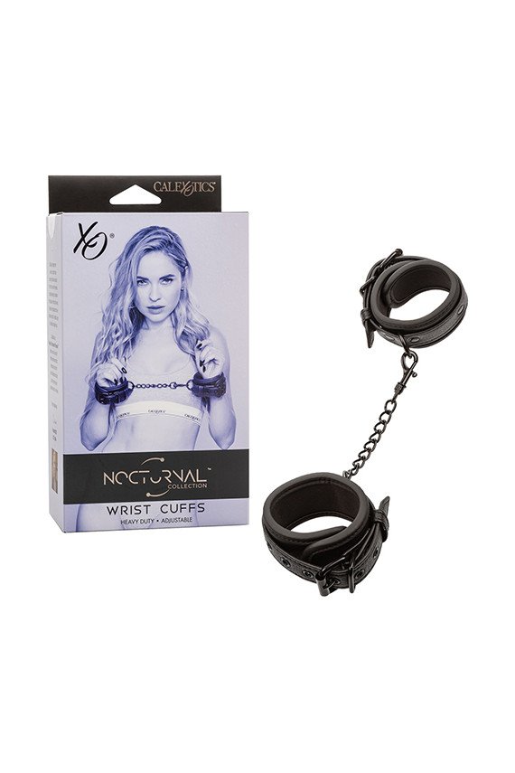 Nocturnal Collection Detachable Adjustable Wrist Cuffs - Black