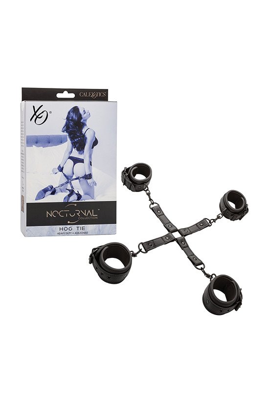 Nocturnal Collection Adjustable Hog Tie - Black