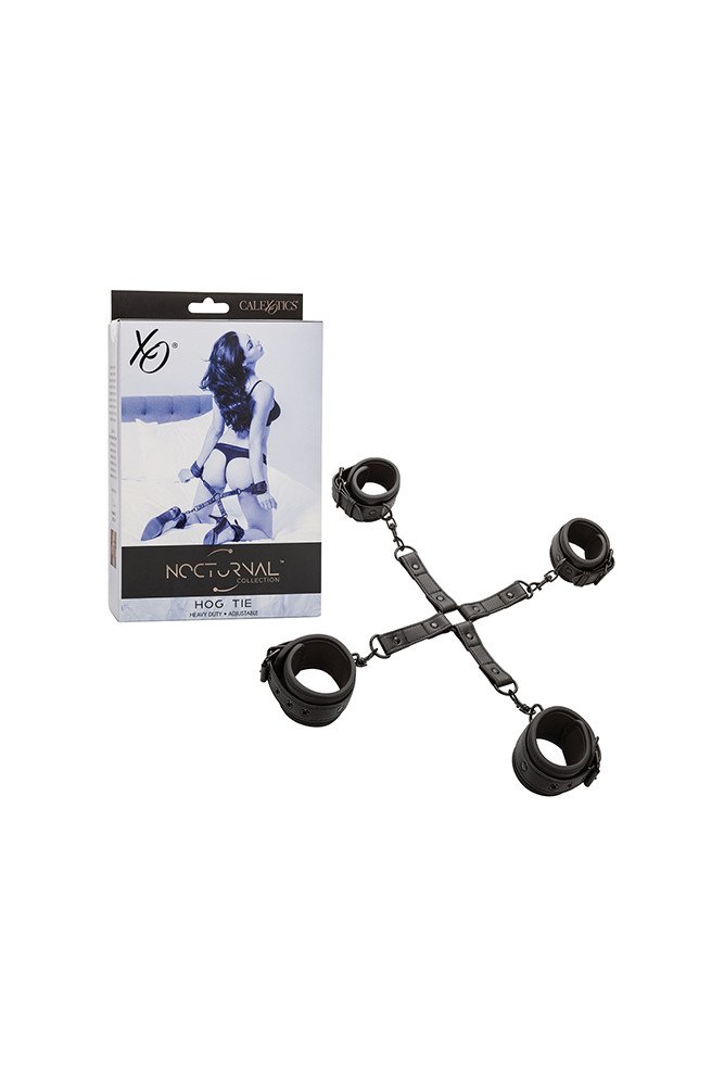 Nocturnal Collection Adjustable Hog Tie - Black