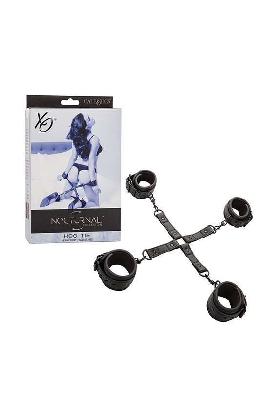 Nocturnal Collection Adjustable Hog Tie - Black