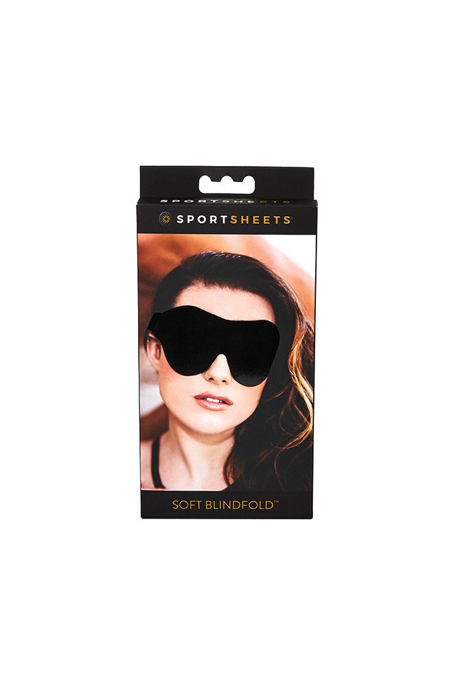 Sportsheets Soft Blindfold - Black