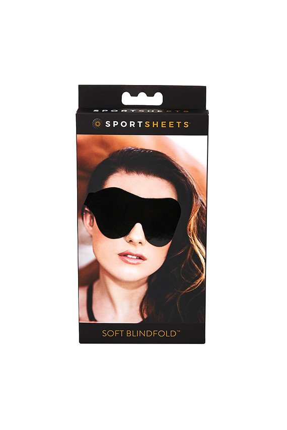Sportsheets Soft Blindfold - Black