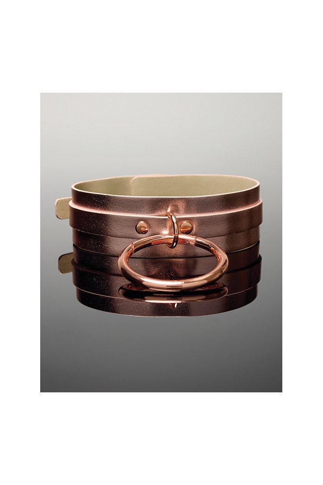 Pleasure Collection Adjustable Collar - Rose Gold