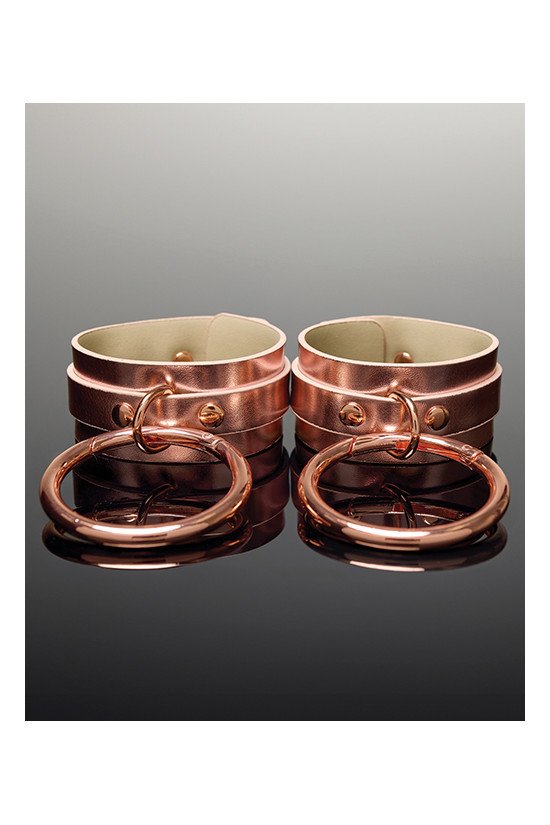 Pleasure Collection Adjustable Handcuffs - Rose Gold