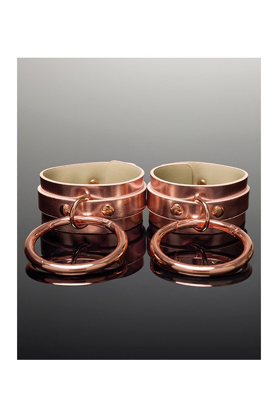 Pleasure Collection Adjustable Handcuffs - Rose Gold
