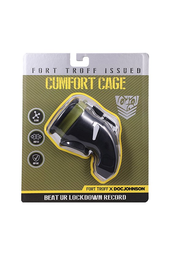 Fort Troff CUMfort Cage Chastity Cage - Black