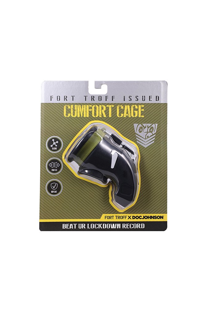 Fort Troff CUMfort Cage Chastity Cage - Black
