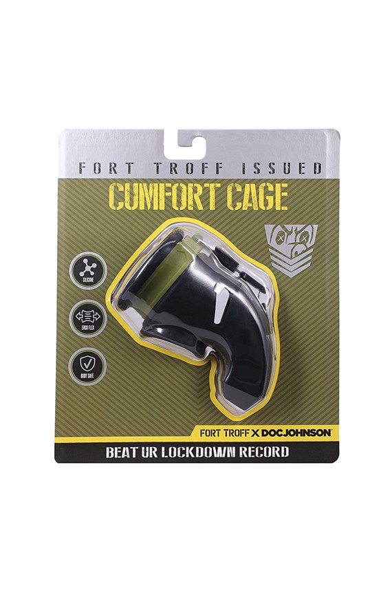 Fort Troff CUMfort Cage Chastity Cage - Black