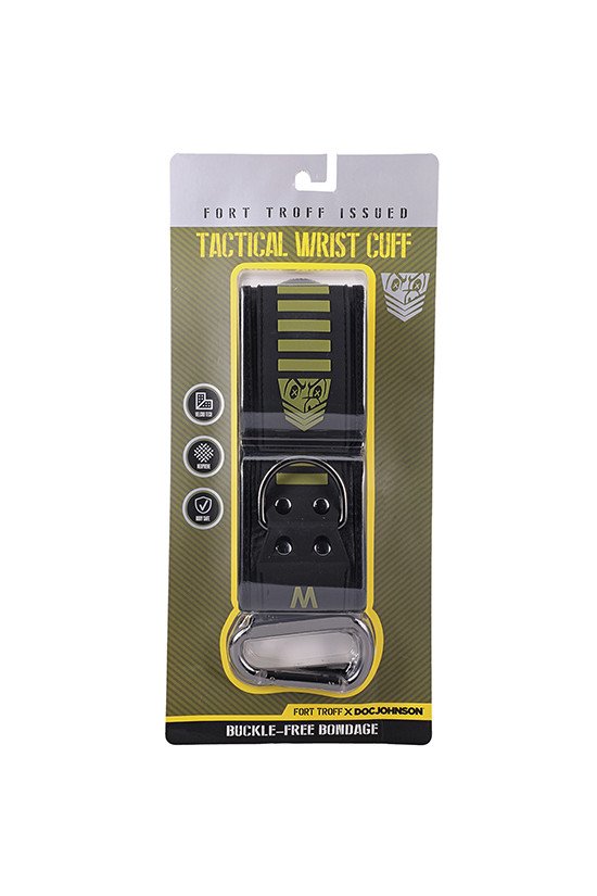Fort Troff Tactical Wrist Cuffs - Black/Green