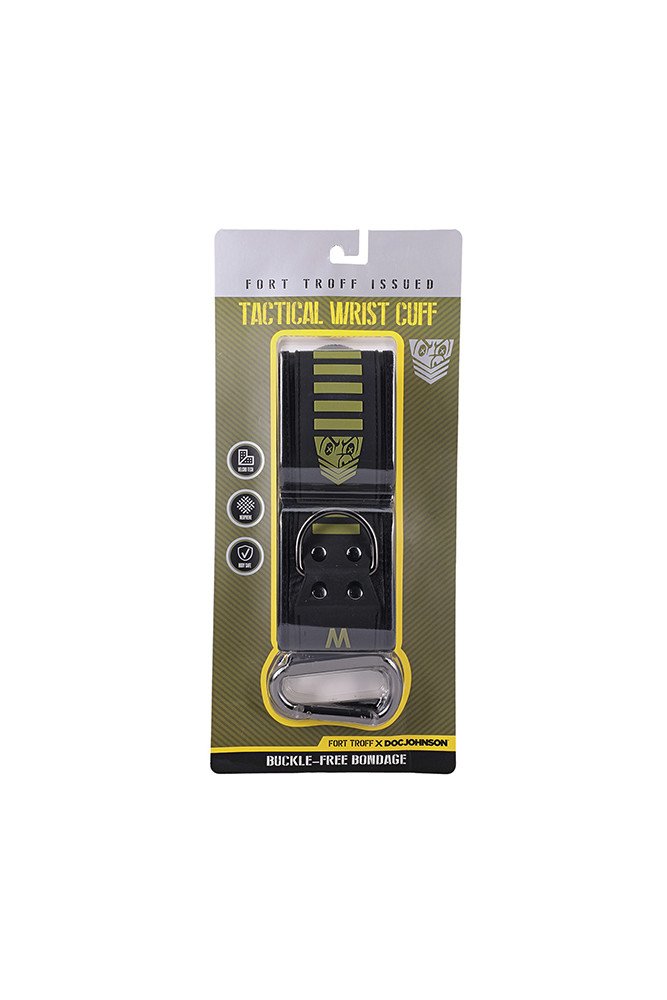 Fort Troff Tactical Wrist Cuffs - Black/Green