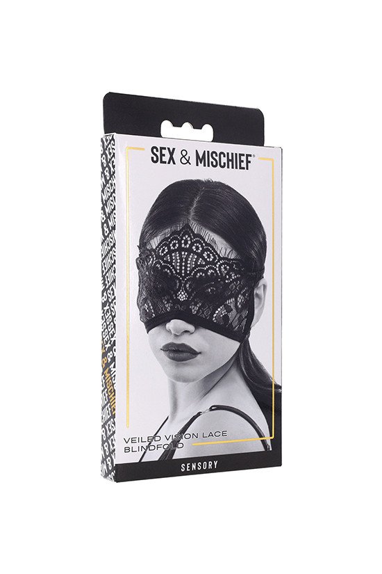 Sex & Mischief Veiled Vision Lace Blindfold